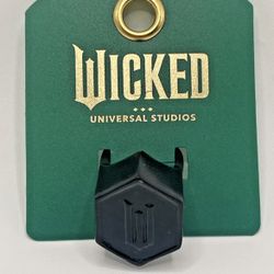 Universal Studios Wicked Elphaba Black W Logo Ring