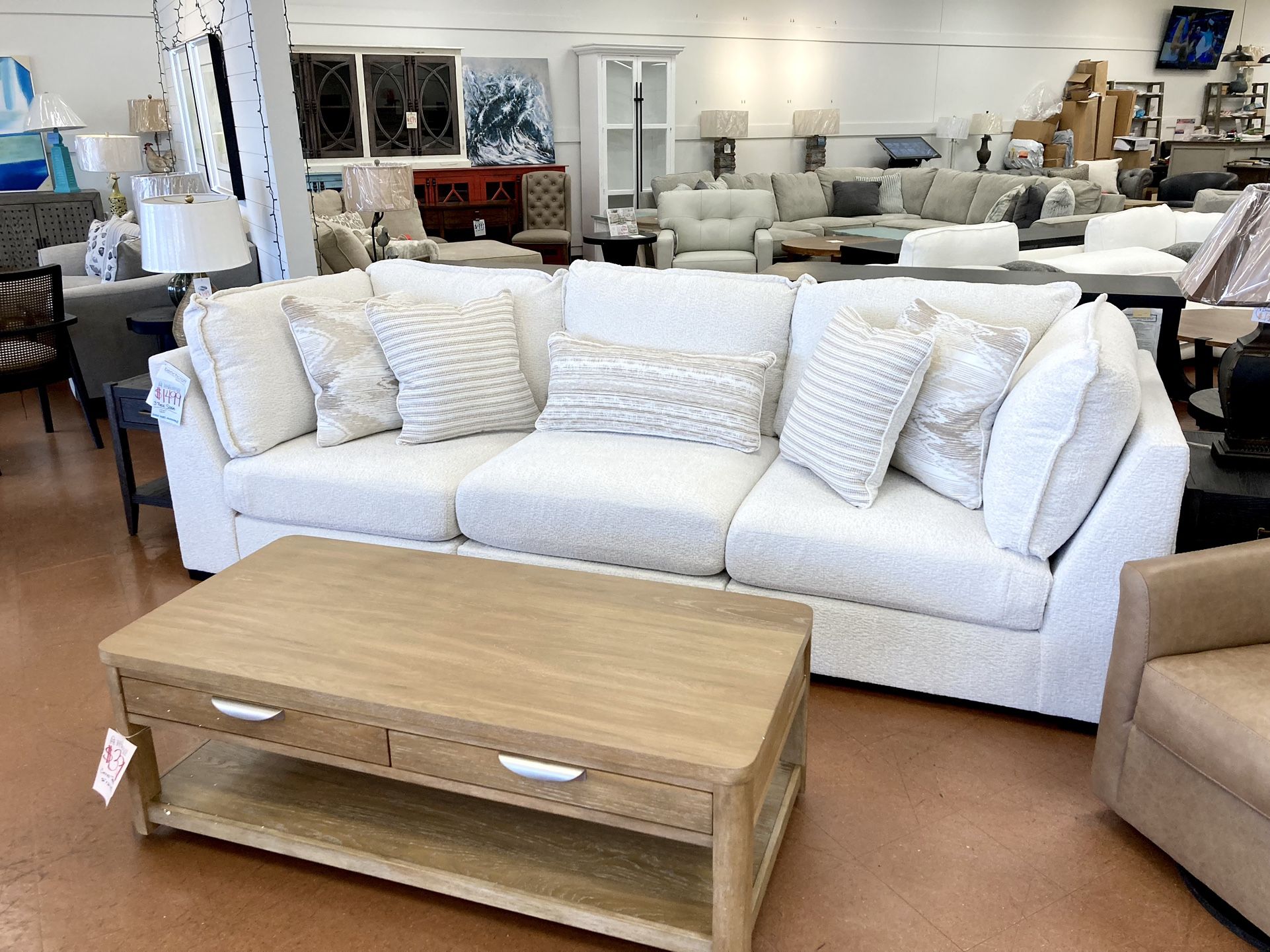 New 3 Piece Modular Sofa