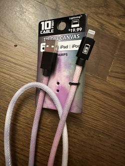 Tie Dye 10’ Lightning Charger