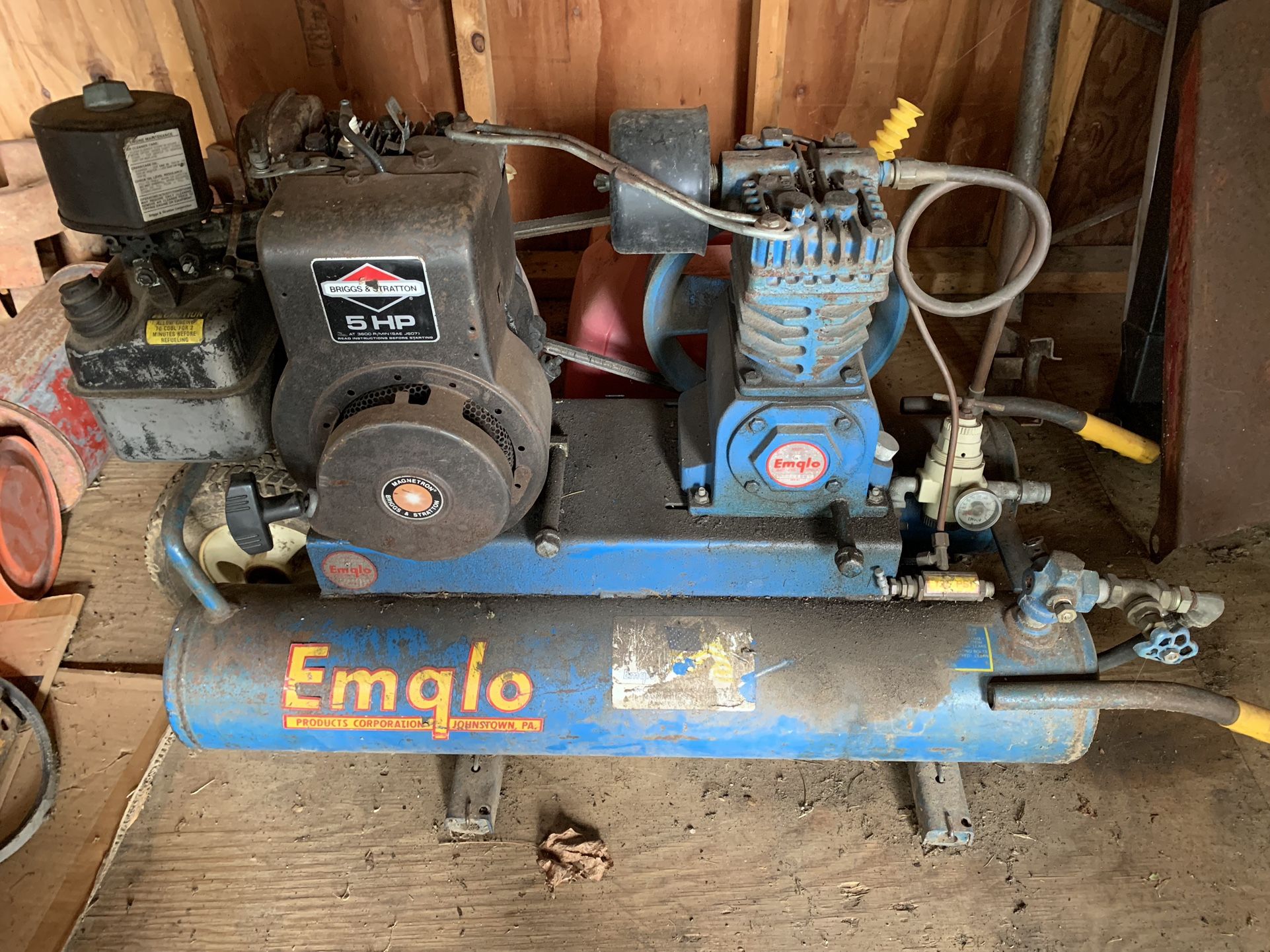 EMGLO AIR COMPRESSOR 