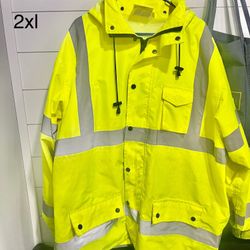 Hi, Visibility Work Coat