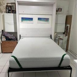 Queen Size Murphy Bed (Wall Bed)