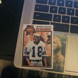 Herman Weaver 1979 Topps Football Card 