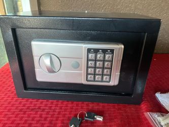 DIGITAL ELECTRONIC SAFE BOX WALL JEWELRY CASH BLACK LARGE SIZE 12"