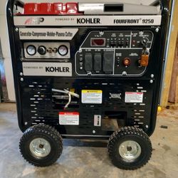 (4in1) AMP FOURFRONT 9250 Generator, Air Compressor, Welder, plasma Cutter. 