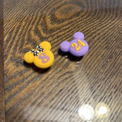 Crocs Jibbitz Charms Lakers Kobe Bryant Gigi Bryant