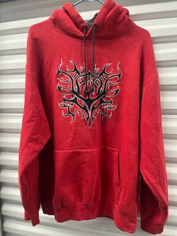 Men’s XL vintage Y2K dragonfly hoodie sweatshirt