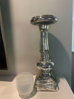 Pottery Barn Pillar Candle Holder