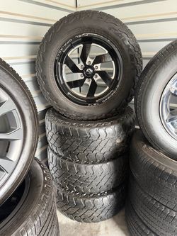 20” Falken Wildpeak A/T4W 35x12.60R20LT Tires Rims Chevrolet, GMC and Dodge Ram 1500