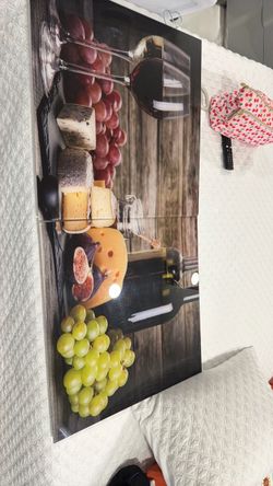 Wine and Cheese Canvas Wall Art