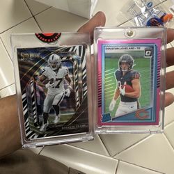 Davante Adams Zebra and Colston Loveland Pink Optic