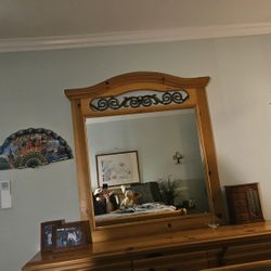 Mirror And Bed Frame
