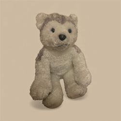 Siberian Husky The Bear Factory Plush Dog Puppy Stuffed Animal Toy  2001