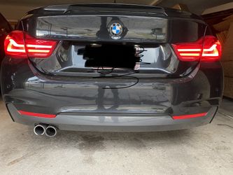 BMW F36 4 Series Rear M bumper Stock Diffuser