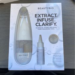 BEAUTY BIO gol facial Hydro-Infusion Deep Pore Cleansing Tool, Concentrate & Collagen Concentrate