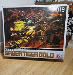 Zoids Sabre Tiger Gold 1/72 action plastic kit black Knight