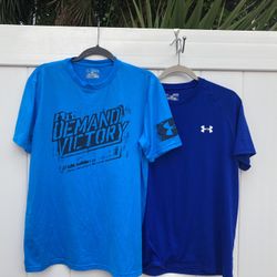 Under Amour SZ M New Heat Gear Shirts Both For 18$!