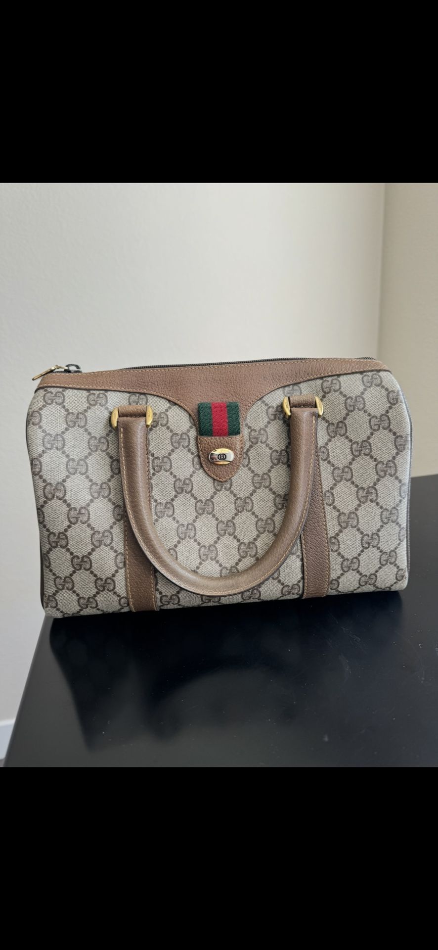 Gucci GG Supreme Boston Vintage