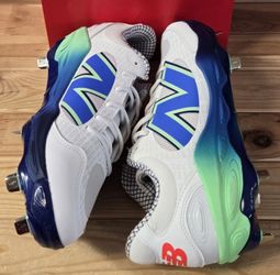 Brand New New Balance 3000v7 Lab Work White Electric Jade L3000IT7 Baseball Cleats Men Sizes 10.5, 11, 12.5