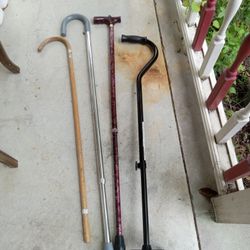 4 Canes Very Good Condition 