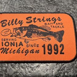 Billy Strings Ionia Bait And Tackle Patch - Sold Out!!!