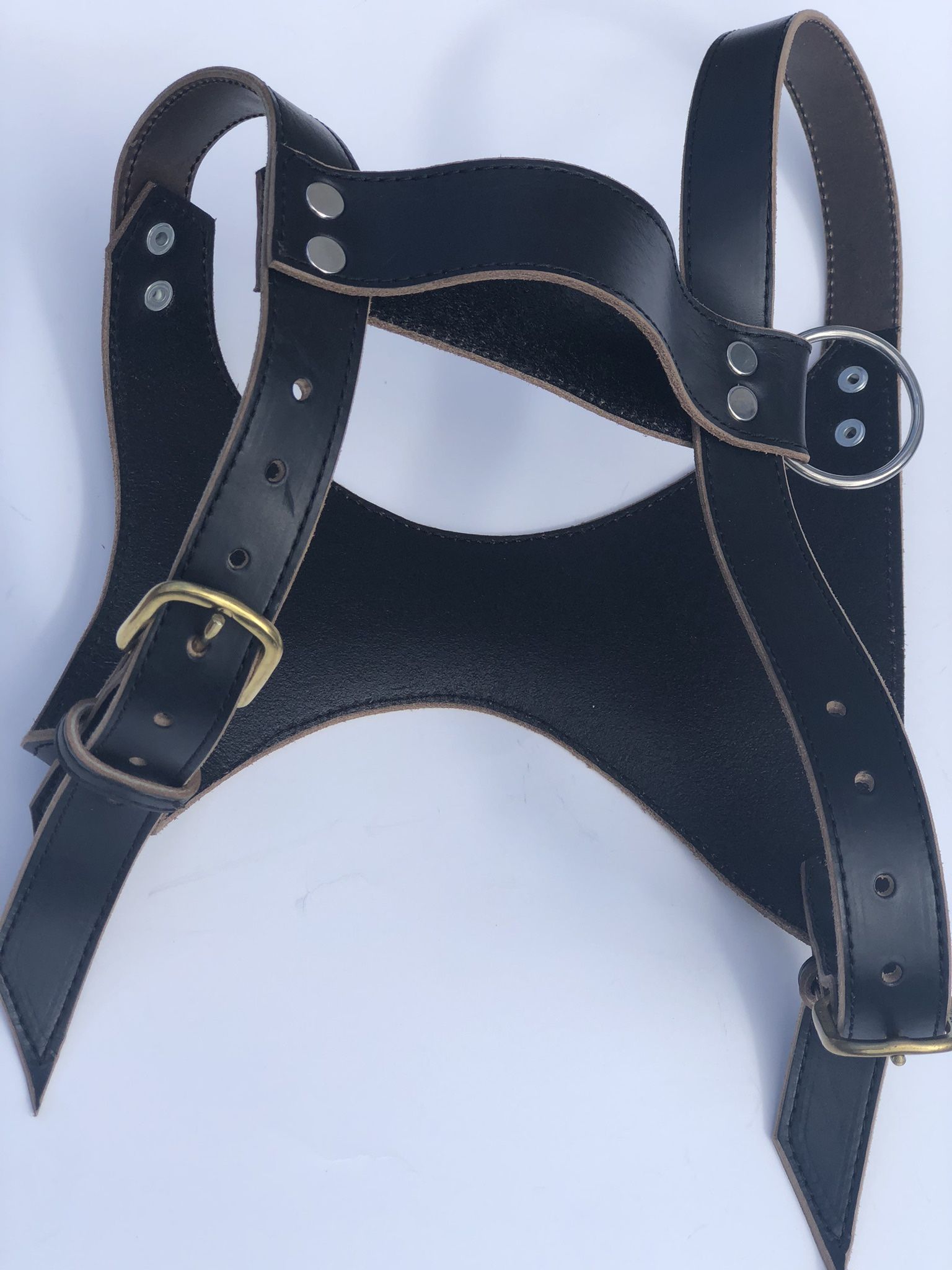 Dogs Harness Real Leather