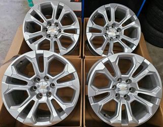 2026 CHEVY SILVERADO 1500 RIMS OEM NEW.......( 20" INCH )