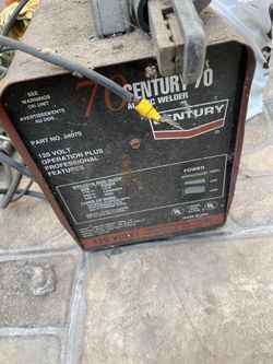 Century 70 AC Arc Welder