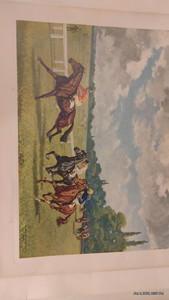 Vintage Horses Dated 1947 60$