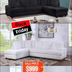 Sectional Sofa and Pillows 