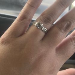 Silver Engagement Ring