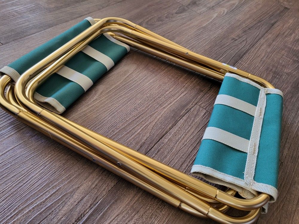Foldable Chair Ottoman Table Stand