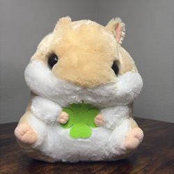 AMUSE Sanrio - Large Hamster Plush Stuffed Animal 15" NEW w/tags! CLOVER Beige