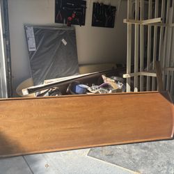 King Sized Bed Frame With Headboard 