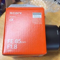 Sony 85mm F1.8