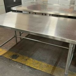 STAINLESS STEEL TABLES *(can deliver)*