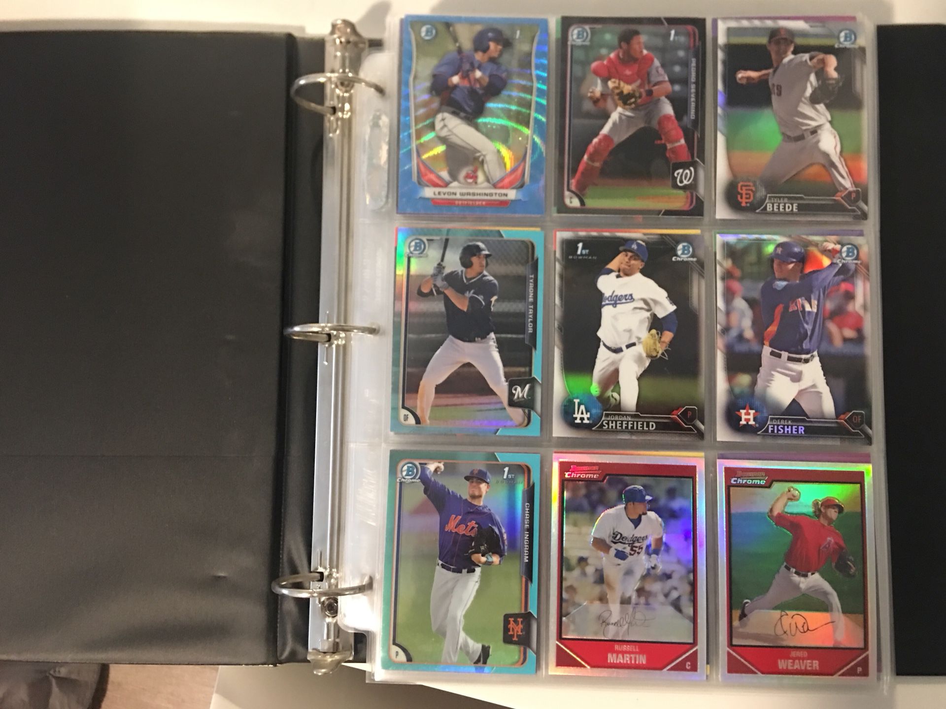 270 Assorted Baseball Cards with Binder! Inserts & Stars!