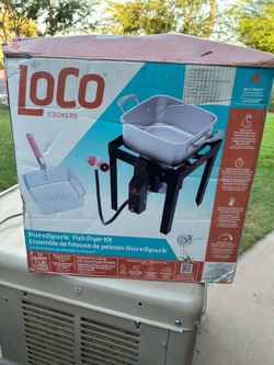 New LOCO 12 Qt. Fish Fryer with Sure Spark