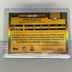 2026 Topps Flagship Zack Baun Golden Mirror Foil SSP MINT