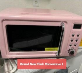 💕 BRAND NEW ARLIME PINK RETRO MICROWAVE — $70 💕