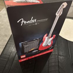 Lego Fender Guitar, Amp, And Pedal