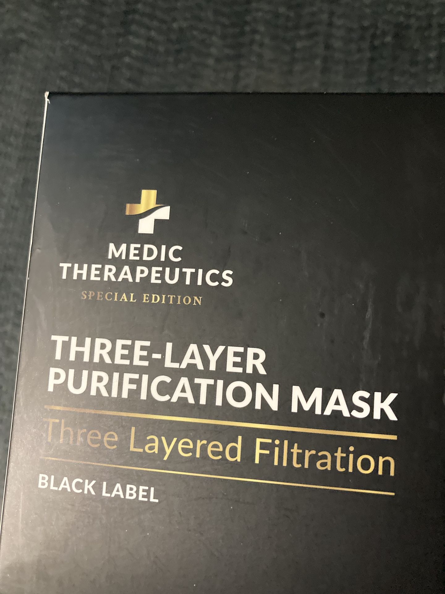 Medic Therapeutic Black Masks