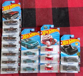 New Hot Wheels blue card Die-Cast Cars