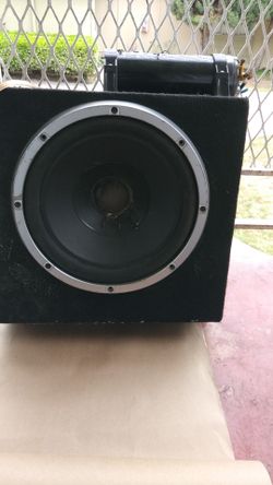 12" subwoofer with pump capacitor