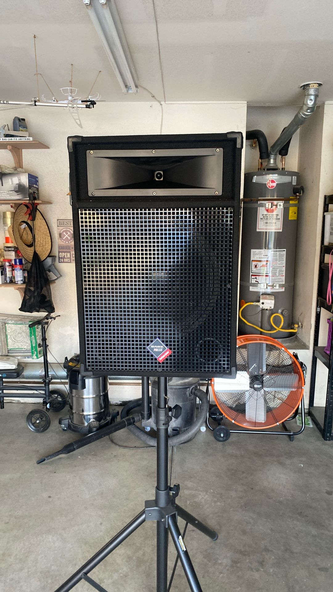 Nady Audio PS 115 2way 15” Speakers With Stands And Mixer