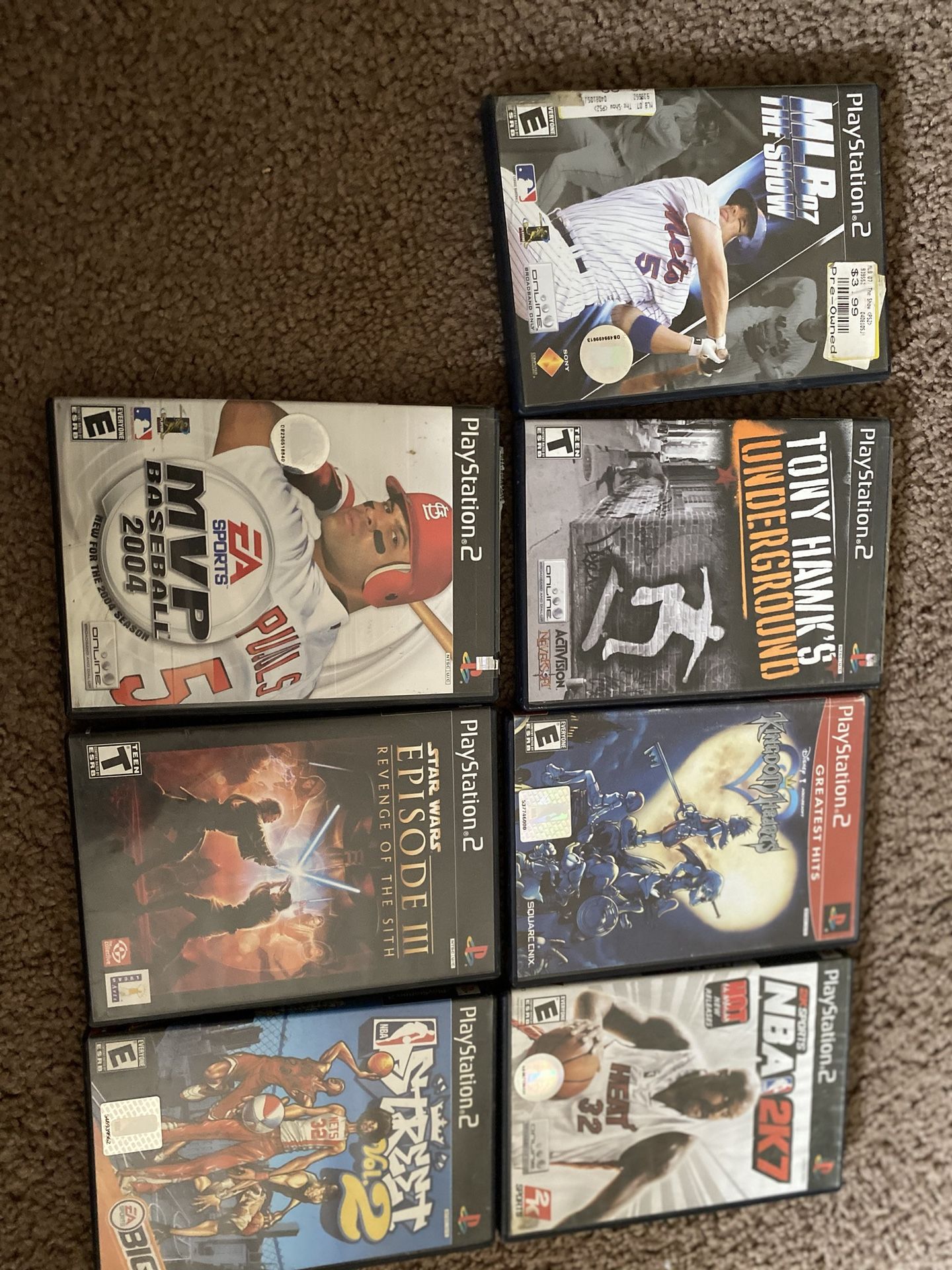 PS2 Games (15 games) - $20 For All Games