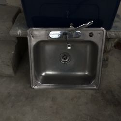 stainsteel sink 24” by 18”