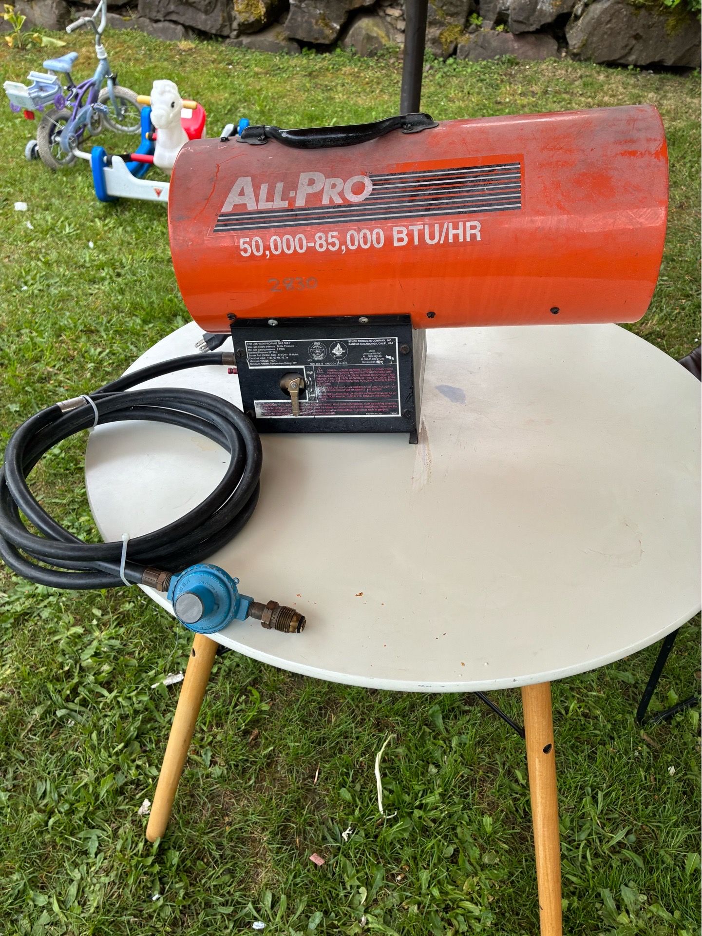 ALL-PRO Heater 50,000–85,000 BTU/HR