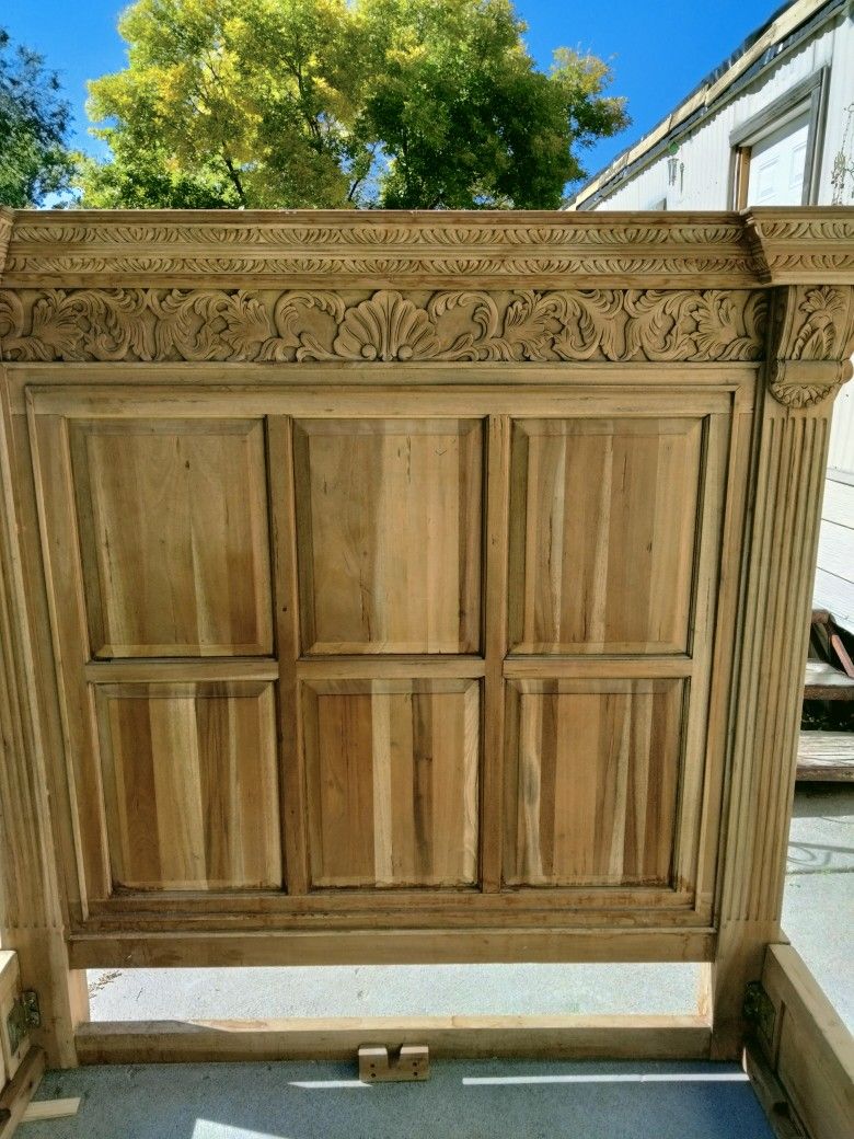 Heavy Wood Queen Bedframe