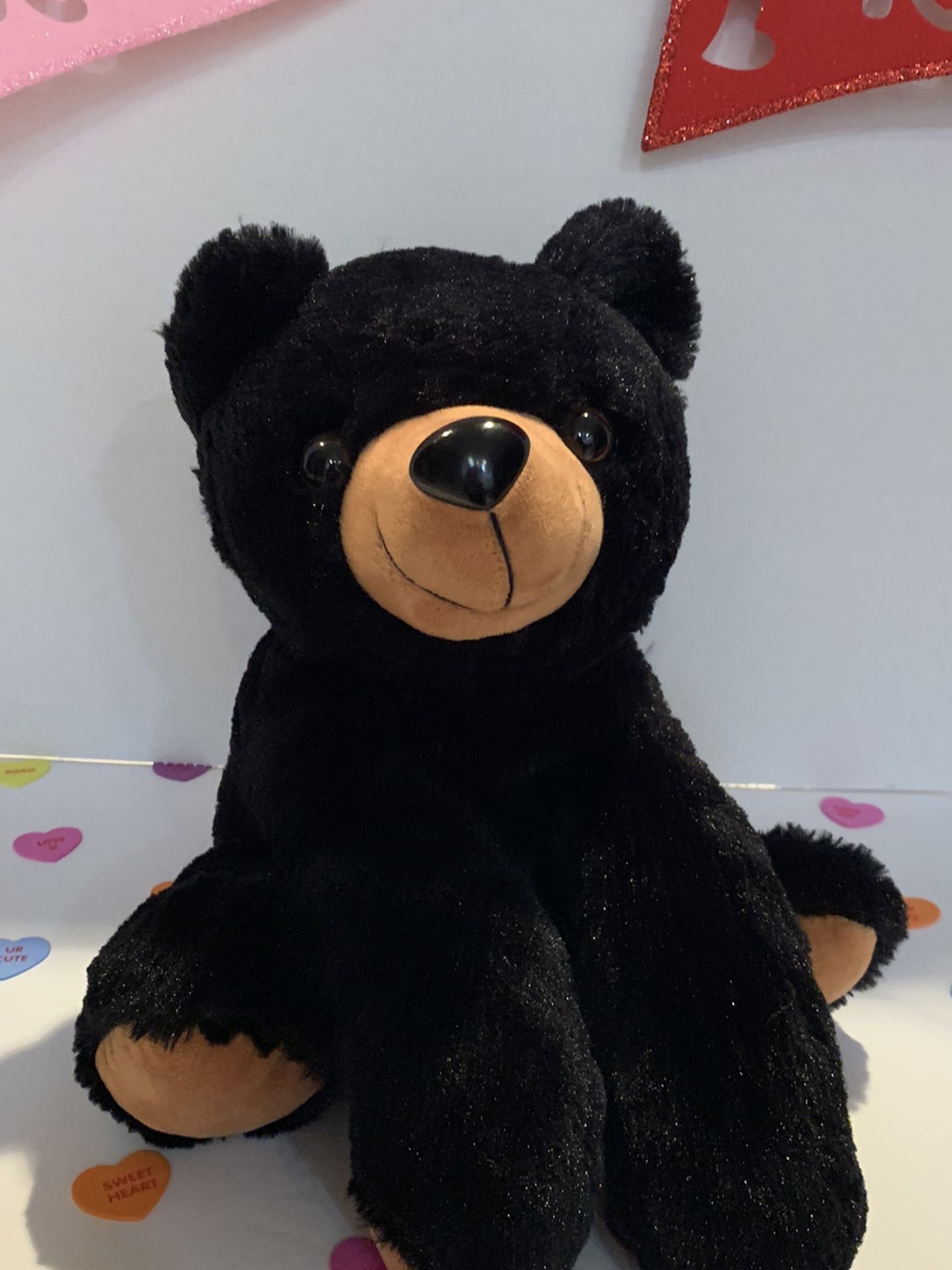 BEAR PLUSH! EXTREMELY SOFT AND SQUEEZABLE ! CLEAN! 13 INCHES !